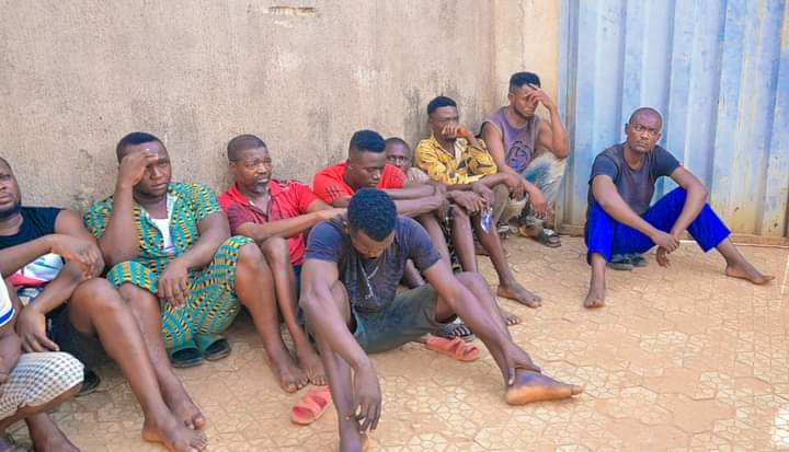 Anambra State Government Arrests Over 30 illegal Miners, In Oko, Ukpo