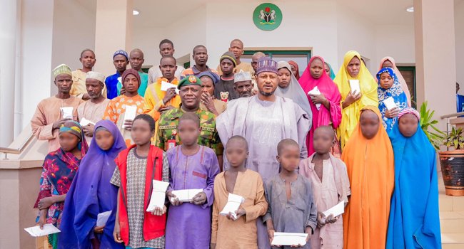 Radda Donates N3.5m To Abductees Rescued By Troops In Katsina