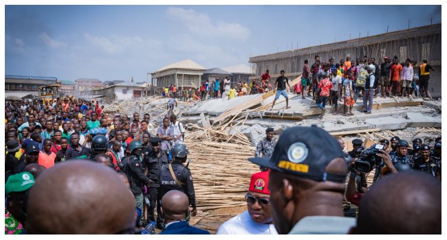 Five Dead, 26 Rescued In Onitsha Market Building Collapse