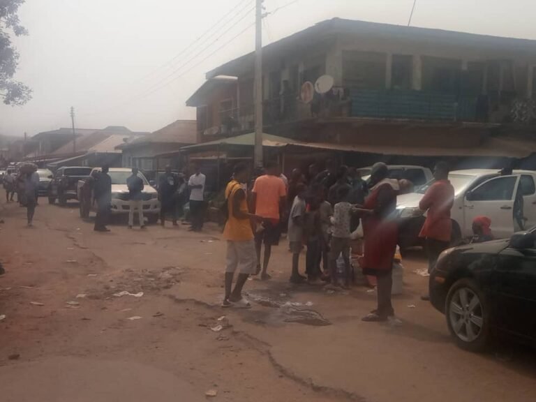 Voters in Uwani ward five of Enugu South urban constituency protest against INEC