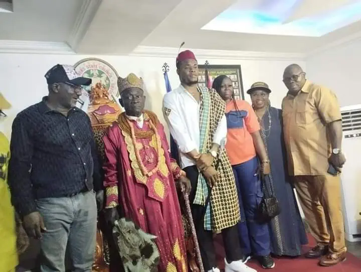 Nwabali Honoured With Chieftaincy Title In Rivers Hometown