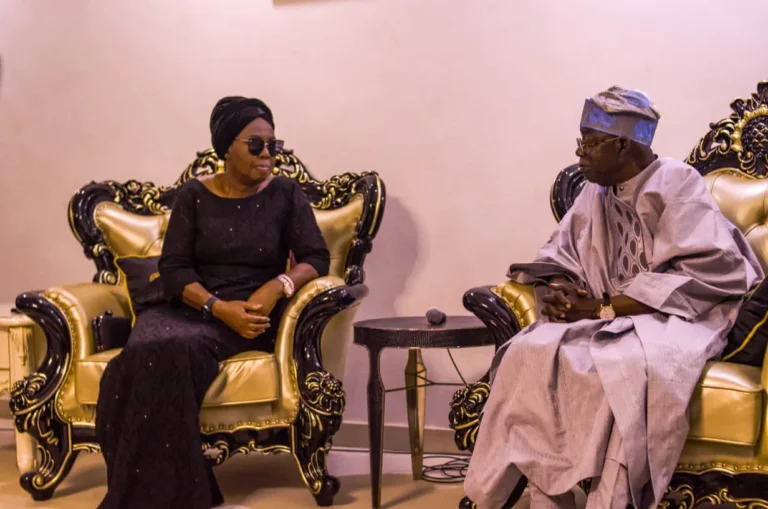 ‘A Fearless Fighter,’ Tinubu Pays Condolence Visit To Akeredolu’s Family