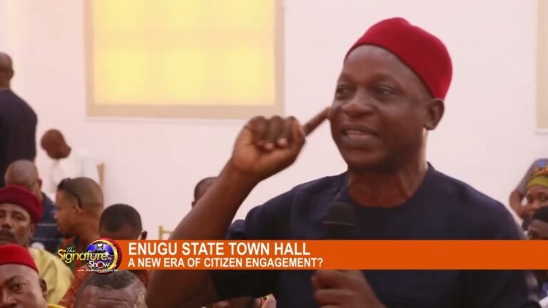 ENUGU STATE TOWN HALL – A NEW ERA OF CITIZEN ENGAGEMENT?