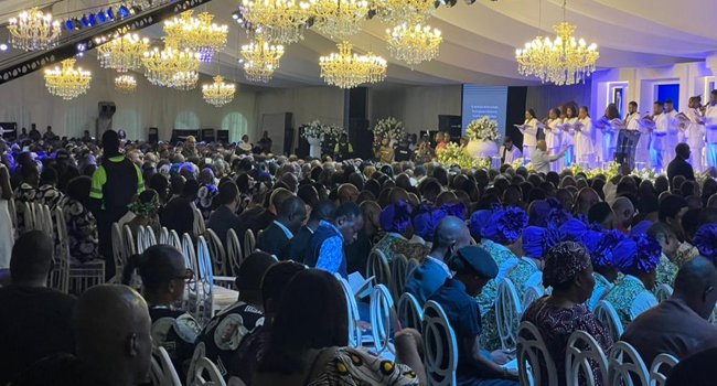 Obi, Wike, Fubara, Others Attend Christian Wake For Wigwe, Wife, Son