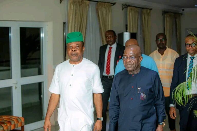 Ihedioha Visits Labour Party’s Only Gov After Defecting From PDP