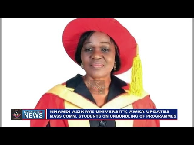 UNBUNDLING OF MASS COMMUNICATION PROGRAMMES TAKES FRONT BURNER AT UNIZIK  – WATCH VIDEO
