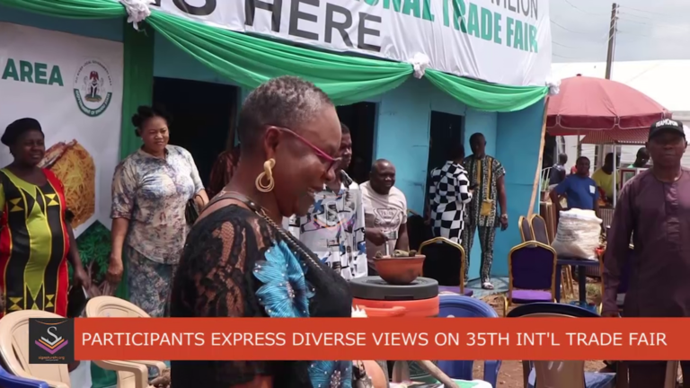 PARTICIPANTS EXPRESS DIVERSE VIEWS ON 35TH INT’L TRADE FAIR AS OJI-RIVER LGA EXHIBIT THEIR UNIQUE CULTURE- WATCH VIDEO