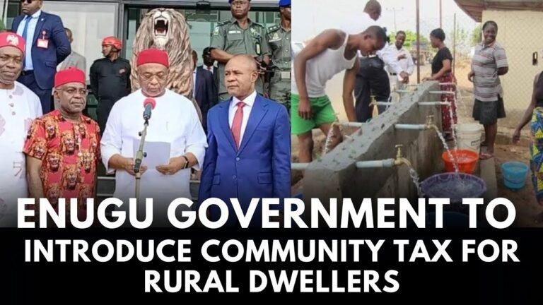 Enugu Government To Introduce Community Tax For Rural Dwellers – Signature NEWS FLAKES