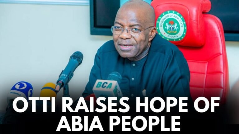 GOV. OTTI RAISES HOPE OF ABIA PEOPLE ONE YEAR AFTER TAKING OFFICE – WATCH VIDEO