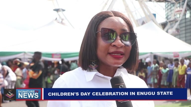 CHILDREN’S DAY CELEBRATION IN ENUGU STATE – WATCH VIDEO