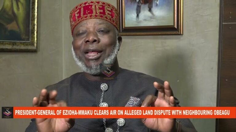 PRESIDENT-GENERAL OF EZIOHA-MMAKU CLEARS AIR ON ALLEGED LAND DISPUTE WITH NEIGHBOURING OBEAGU