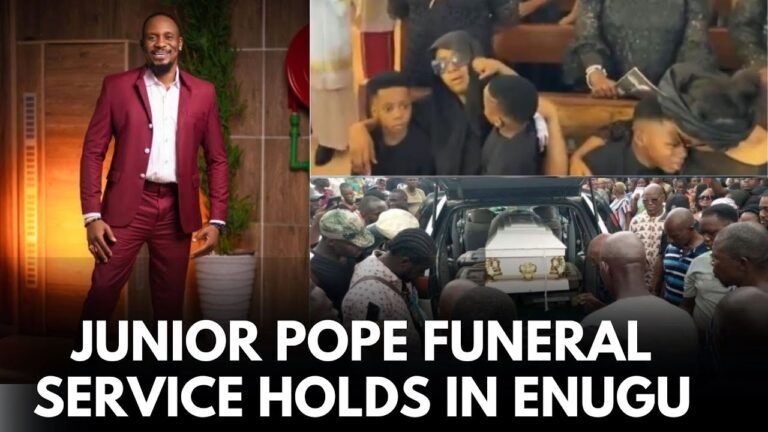 Family, Fans Pay Last Respect To Nollywood Actor Junior Pope -WATCH VIDEO