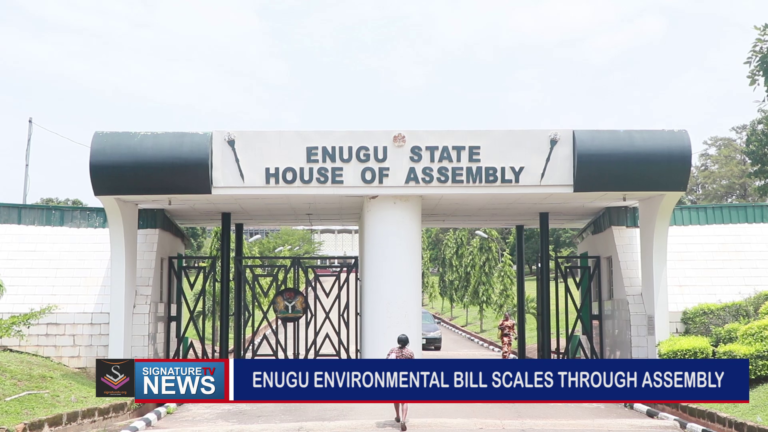 ENUGU ENVIRONMENTAL BILL SCALES THROUGH ASSEMBLY-WATCH VIDEO