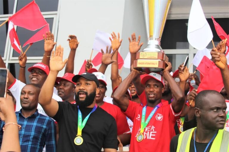 RANGERS MAKE TRIUMPHANT ENTRY INTO ENUGU