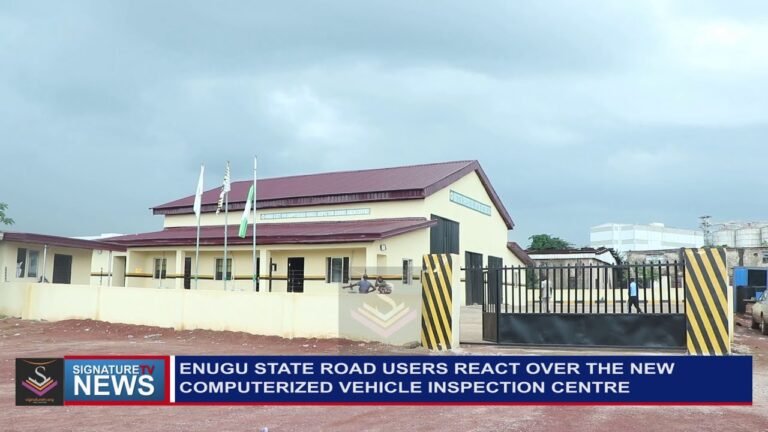 ENUGU STATE ROAD USERS REACT OVER THE NEW COMPUTERIZED VEHICLE INSPECTION CENTRE – WATCH VIDEO
