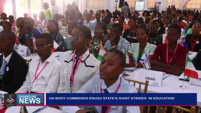 UN BODY COMMENDS ENUGU STATE’S GAINT STRIDES IN EDUCATION -WATCH VIDEO