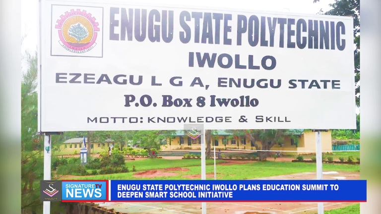 ENUGU STATE POLYTECHNIC IWOLLO PLANS EDUCATION SUMMIT TO DEEPEN SMART SCHOOL INITIATIVE-WATCH VIDEO