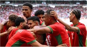Morocco Overpower  Haiti To Stroll Into World Cup Last 32