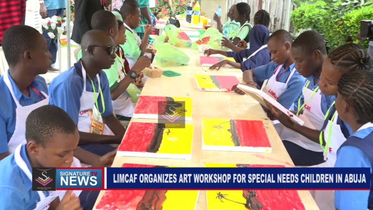 LIMCAF ORGANIZES ART WORKSHOP FOR SPECIAL NEEDS CHILDREN IN ABUJA-WATCH VIDEO