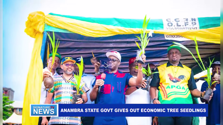 ANAMBRA STATE GOVT GIVES OUT ECONOMIC TREE SEEDLINGS – WATCH VIDEO