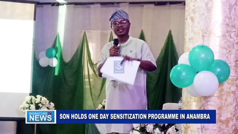 SON HOLDS ONE DAY SENSITIZATION PROGRAMME IN ANAMBRA – WATCH VIDEO