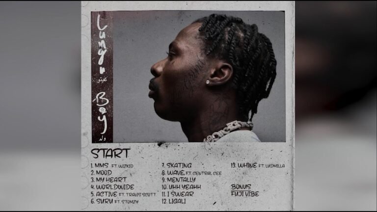 ENTERTAINMENT: ASAKE FEATURES WIZKID, TRAVIS SCOTT, STORMZY IN 3RD ALBUM ‘LUNGU BOY’ – WATCH VIDEO