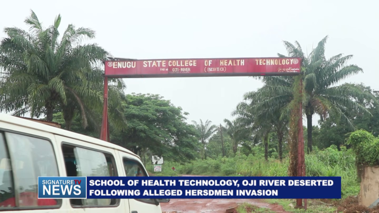 SCHOOL OF HEALTH TECHNOLOGY, OJI RIVER DESERTED FOLLOWING ALLEGED HERSDMEN INVASION – WATCH VIDEO