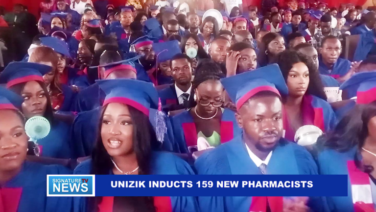 UNIZIK INDUCTS 159 NEW PHARMACISTS – WATCH VIDEO
