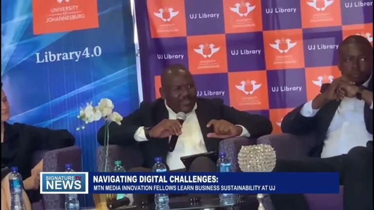 MTN MEDIA INNOVATION FELLOWS LEARN BUSINESS SUSTAINABILITY AT UJ -WATCH VIDEO