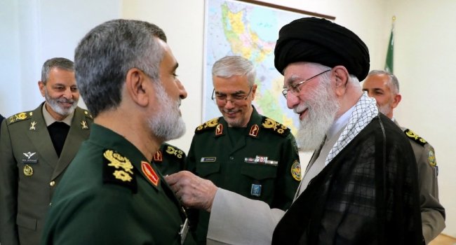 Iran’s Khamenei Decorates Commander For Israel Attack