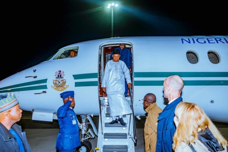 Shettima Arrives Angola for AU-EU Summit