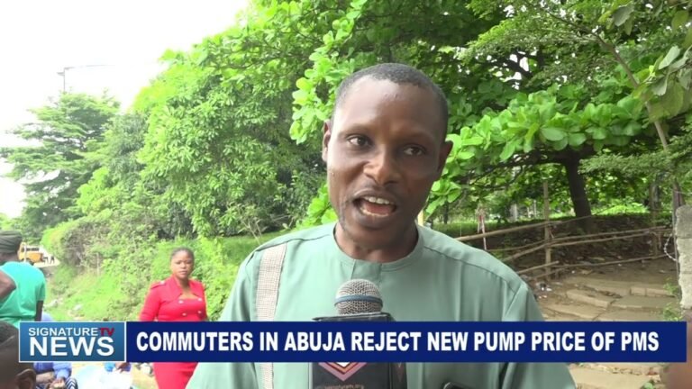 COMMUTERS IN ABUJA REJECT NEW PUMP PRICE OF PMS – WATCH VIDEO