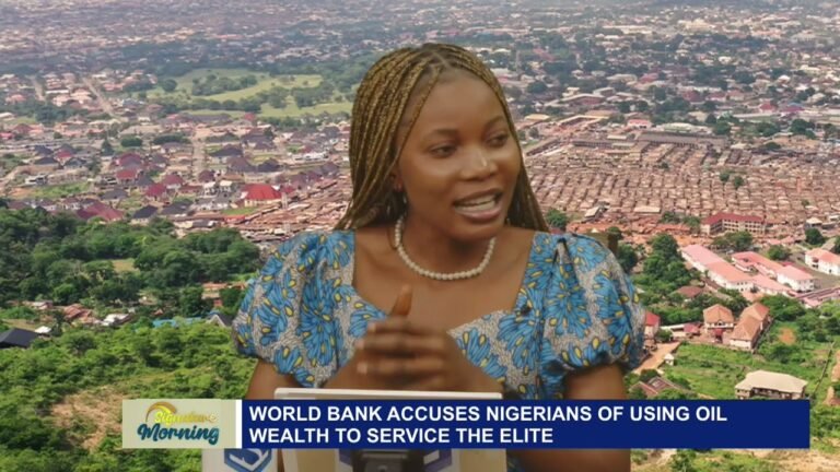 WORLD BANK ACCUSES NIGERIANS OF MISUSING OIL WEALTH TO BENEFIT THE ELITE | ECONOMIST IFEDIORA AMOBI – WATCH VIDEO