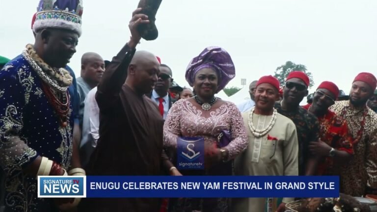 ENUGU CELEBRATES NEW YAM FESTIVAL IN GRAND STYLE – WATCH VIDEO