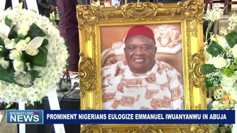 PROMINENT NIGERIANS EULOGIZE EMMANUEL IWUANYANWU IN ABUJA – WATCH VIDEO