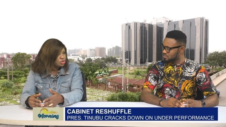 CABINET RESHUFFLE: TINUBU CRACKS DOWN ON UNDER PERFORMANCE, AN INSIGHT WITH DR. CHARITY AKPAMGBO  – WATCH VIDEO
