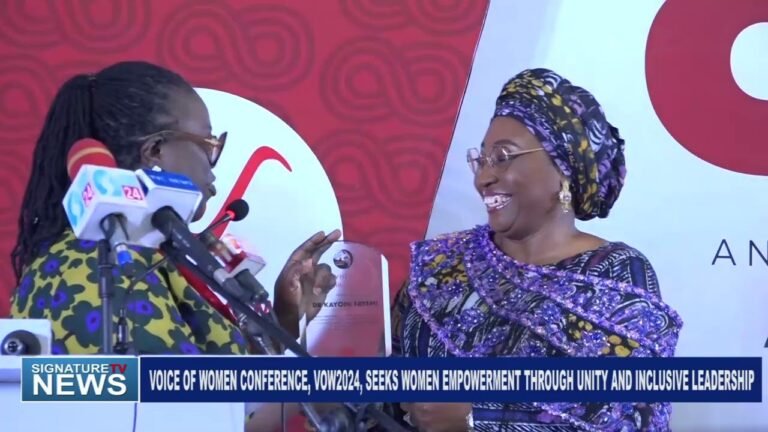 VOICE OF WOMEN CONFERENCE, VOW2024 SEEKS WOMEN EMPOWERMENT THROUGH UNITY AND INCLUSIVE LEADERSHIP – WATCH VIDEO