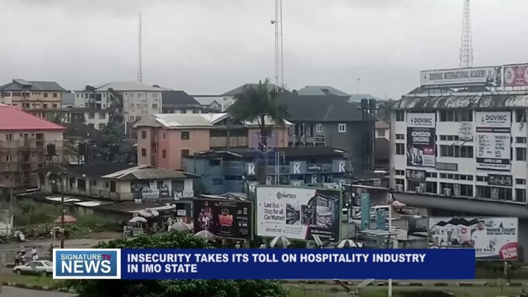 INSECURITY TAKES ITS TOLL ON HOSPITALITY INDUSTRY IN IMO STATE -WATCH VIDEO