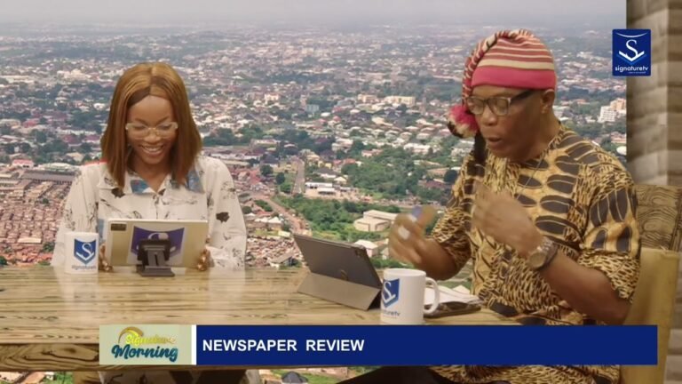 SIGNATURE MORNING: NEWSPAPER REVIEW WITH CHRIS MADUKA – WATCH VIDEO