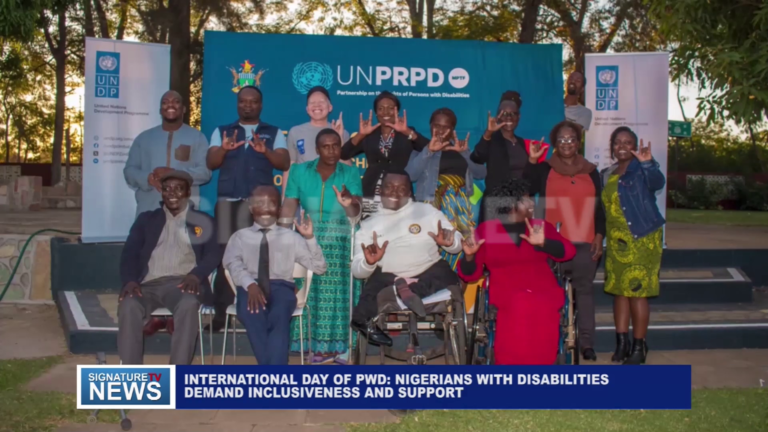 NIGERIANS WITH DISABILITIES DEMAND INCLUSIVENESS AND SUPPORT – WATCH VIDEO
