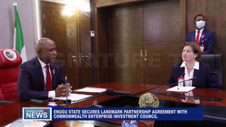 ENUGU GOVT SECURES LANDMARK PARTNERSHIP AGREEMENT WITH COMMONWEALTH ENTERPRISE INVESTMENT COUNCIL – WATCH VIDEO