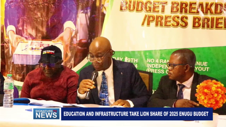 EDUCATION AND INFRASTRUCTURE TAKE LION SHARE OF 2025 ENUGU BUDGET – WATCH VIDEO