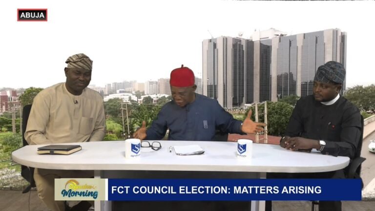 SIGNATURE MORNING: FCT COUNCIL ELECTION: MATTERS ARISING – WATCH VIDEO