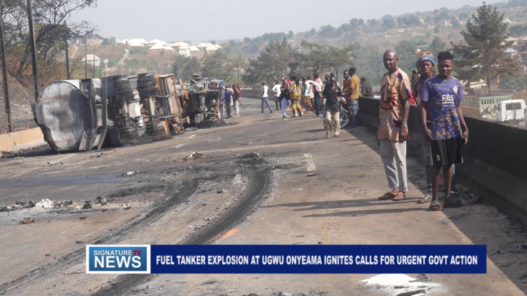 FUEL TANKER EXPLOSION AT UGWU ONYEAMA IGNITES CALL FOR URGENT GOVT ACTION – WATCH VIDEO