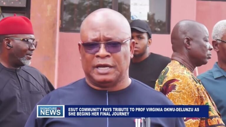 ESUT COMMUNITY PAYS TRIBUTE TO PROF VIRGINIA OKWU-DELUNZU  – WATCH VIDEO