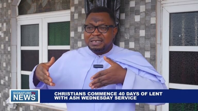 CHRISTIANS COMMENCE 4O DAYS OF LENT WITH ASH WEDNESDAY SERVICE – WATCH VIDEO