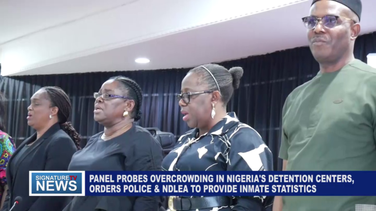 PANEL PROBES OVERCROWDING IN NIGERIA’S DETENTION CENTERS, ORDERS POLICE & NDLEA TO PROVIDE INMATE STATISTICS – WATCH VIDEO