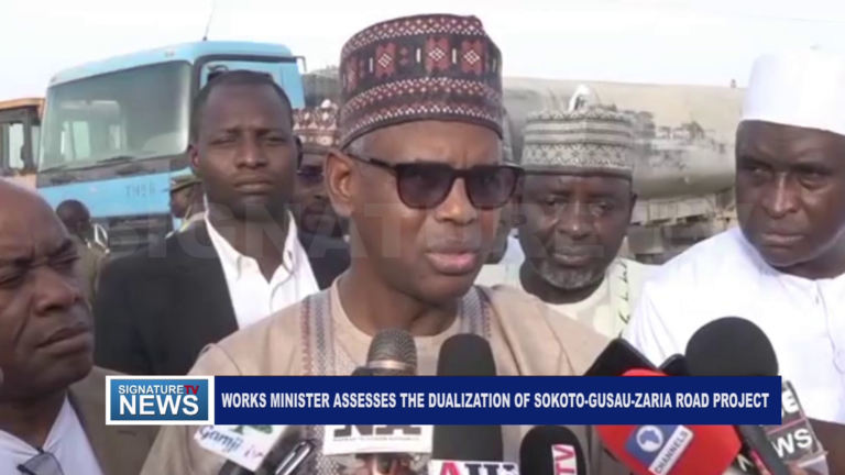 WORKS MINISTER ASSESSES THE DUALIZATION OF SOKOTO-GUSAU-ZARIA ROAD PROJECT – WATCH VIDEO