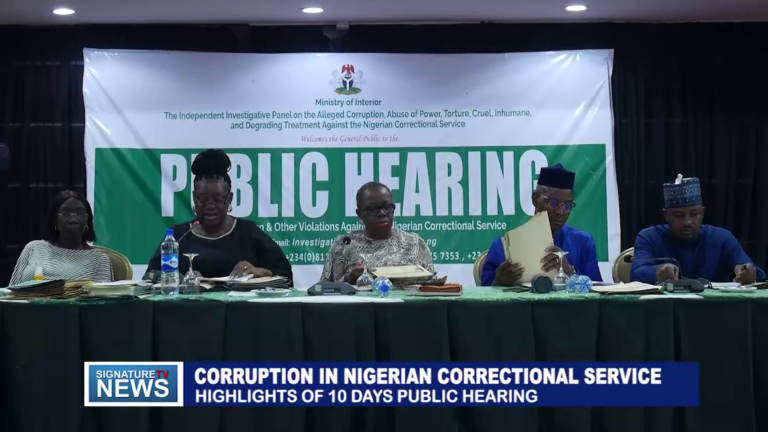 CORRUPTION IN NIGERIAN CORRECTIONAL SERVICE: HIGHLIGHTS OF 10 DAYS PUBLIC HEARING – WATCH VIDEO