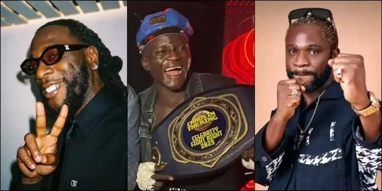 Celebrity boxing: Speed Darlington reacts after Burna Boy rewards Portable for defeating him
